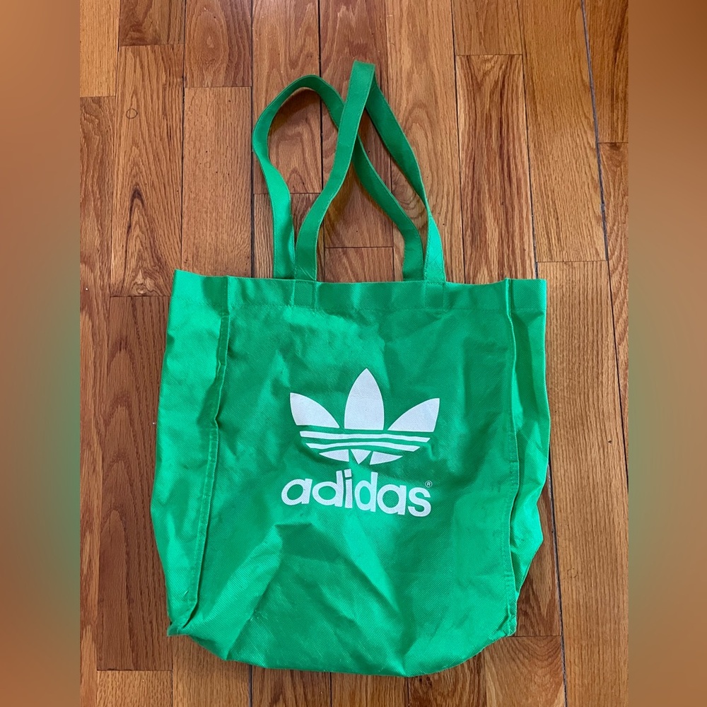 Adidas Vibrant Green Tote Bag